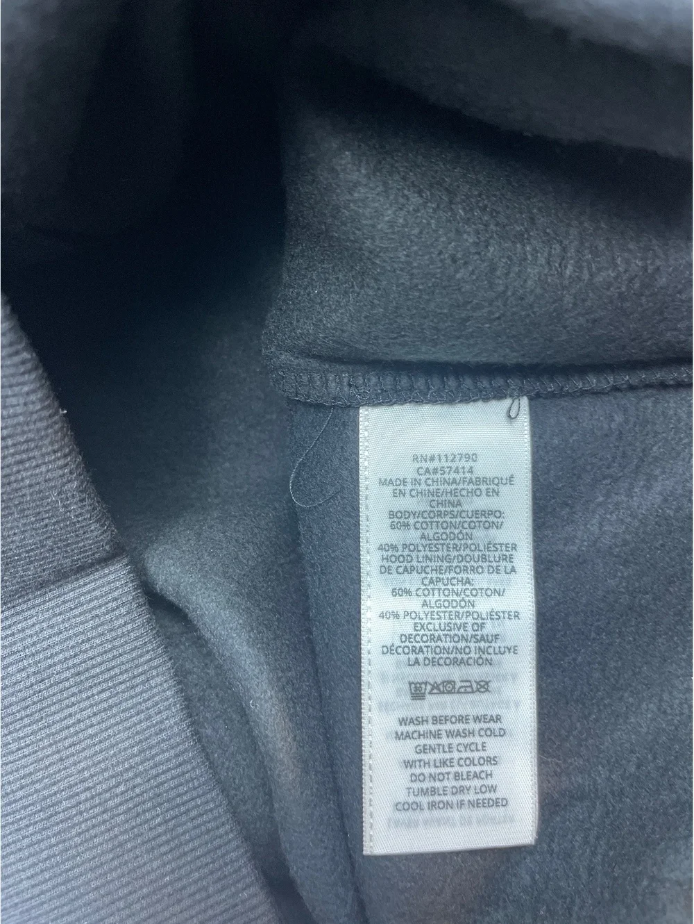 True Religion Black Zip-Up Hoodie with Logo Print